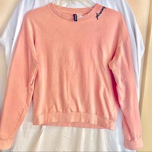 Kids pink sweater. Size S